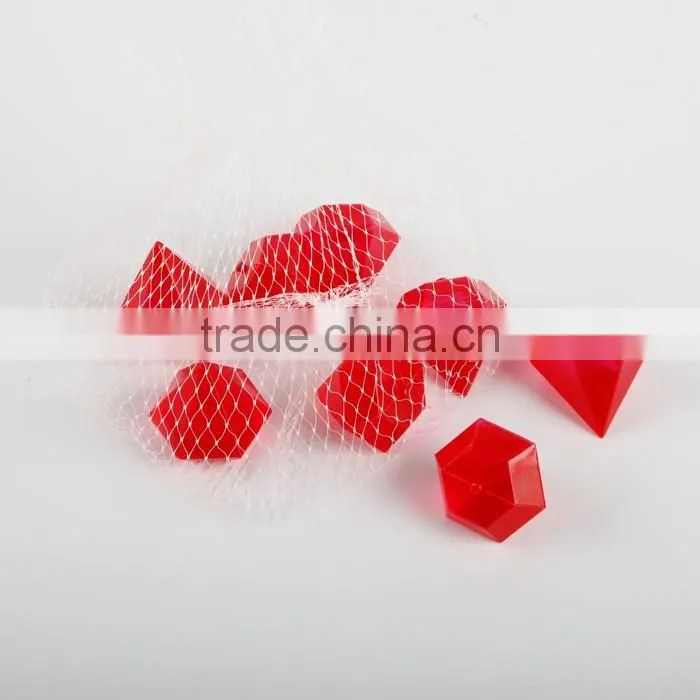 diamond shape Reusable Plastic Ice Cube with BPA Free Material