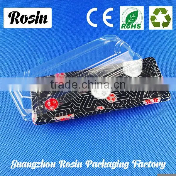 Disposable PS plastic take away japanese sushi box / japanese sushi tray/ food tray box