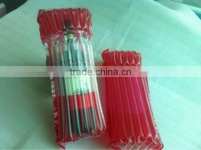 factory sell plastic bubble bag for 750ML wine bottle