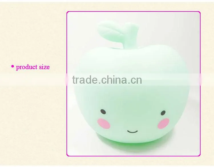 apple smile outdoor car decoration night led lamp