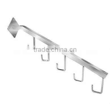 5 Hook Powder coated Hanging Clothes Coat Rack