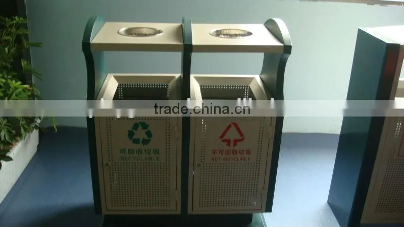 (HD-18701)Dolphin fiberglass waste bin