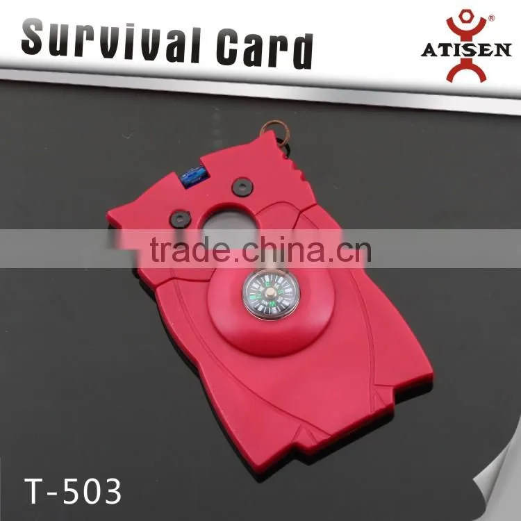 Army Multi Tool Survival Card with Compass