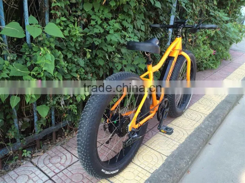 26inch fat tyre electric bike with hidden battery powered electric fat tyre bike 350W