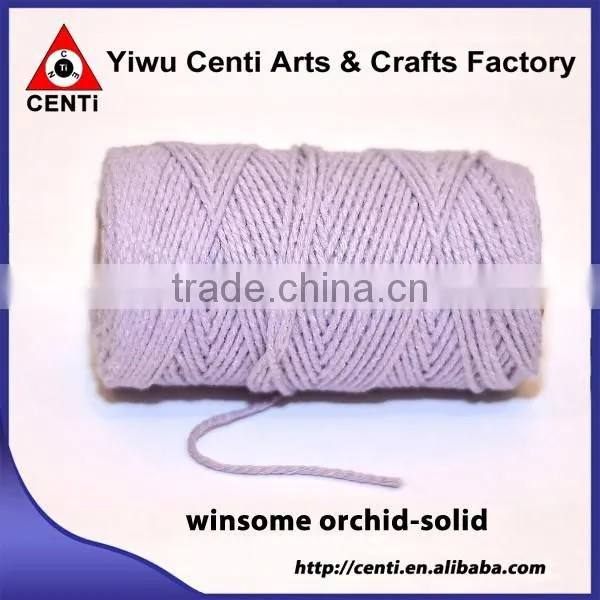 Wholeslae white bakers twine snow white solid bakers twine for packing gift
