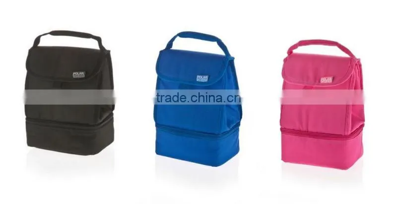 Nylon Promotional Outdoor Cans Wine Lunch Insulated Cooler Bag