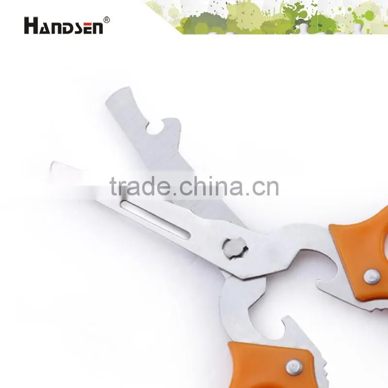 7-1/4" plastic handle multi-functional separable kitchen scissors