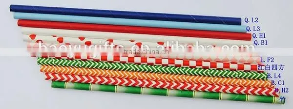 Colorful Long Paper Packing Straws For Birthday Wedding Valentine's Decorative Party Supplies Creative Drinking Straws In Bulk