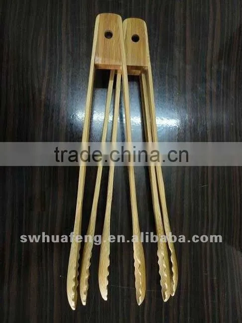 2017 Newest wholesale bamboo bread tong