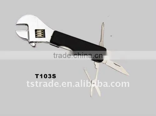 2011 Stainless steel multi wrench/multi tools,multi functional tools pocket tool T103S