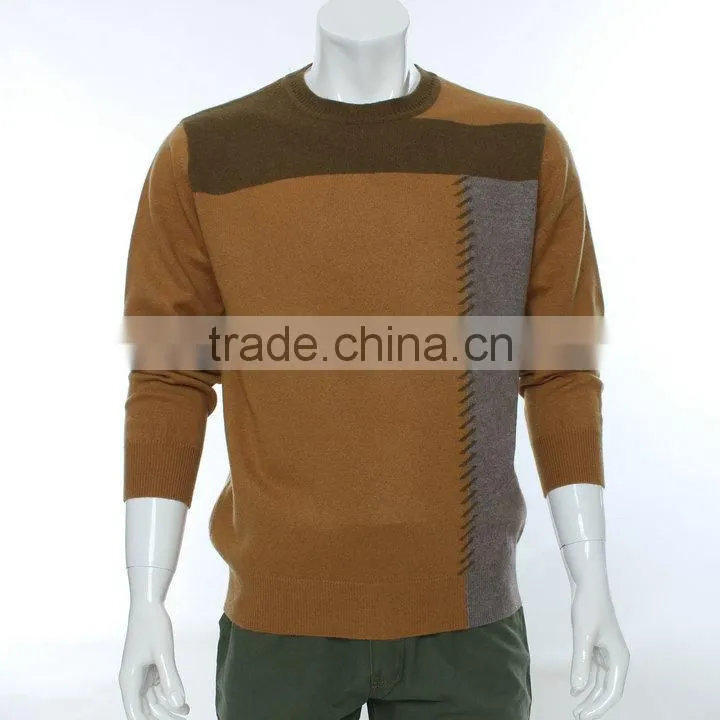 2015 winter sweater for men with cashmere /polyester ,mutil colors latest design winter sweater for winter