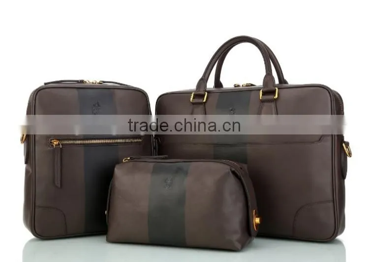 2017 New Models Brand handbag Men's Genuine leather handbag