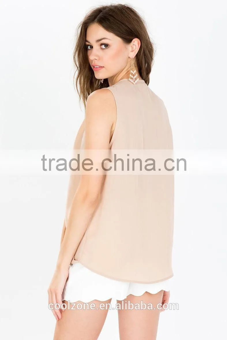 Elegant zip shoulder surplus front evening clothes women 2015