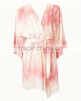 ladies sexy sleepwear robe Tie-Dye Robe 2013 new design long gown nightwear dress robe ladies night dresses sleepwear