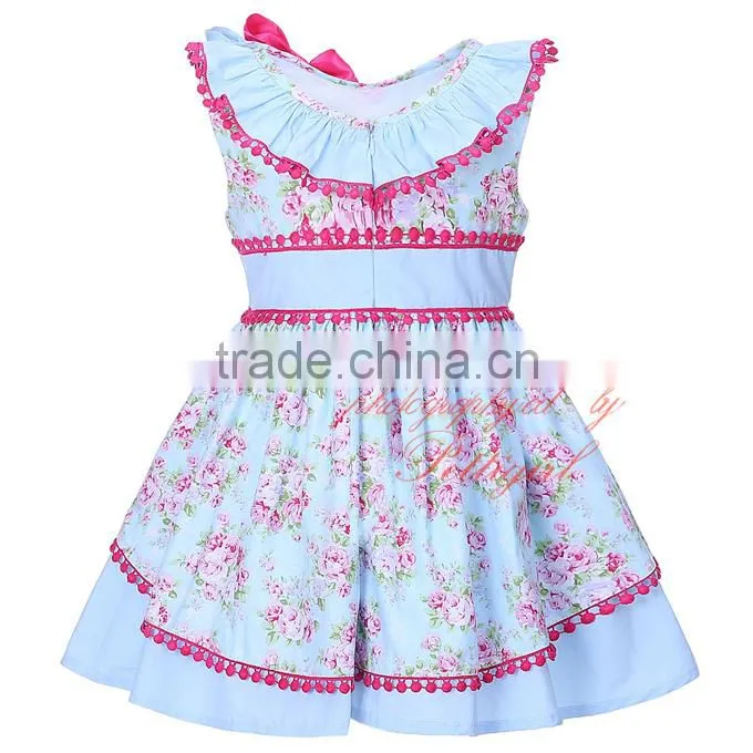 red tassel girl child dress baby wear clothes