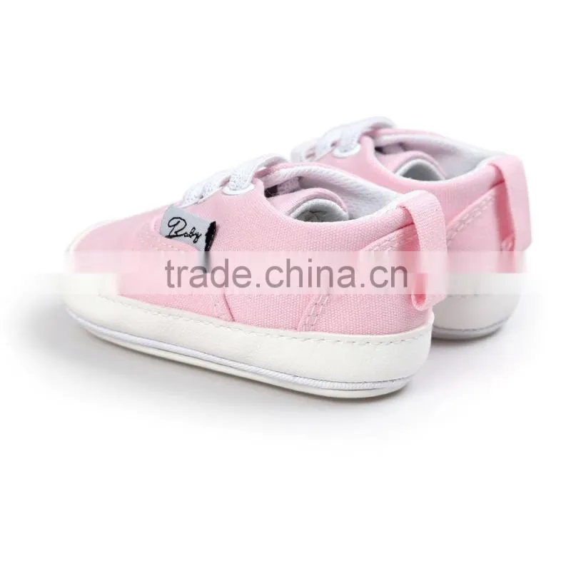 2017 baby shoes, colorful baby boy canvas shoes