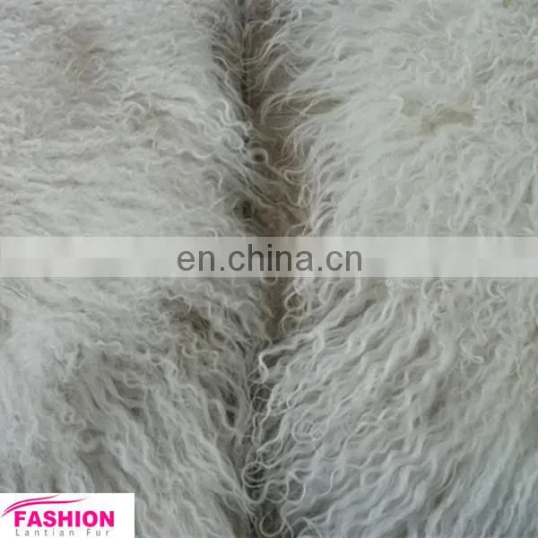 Beautiful mongolian Lamb Fur plates/High Quality Tibet Lamb Fur plates