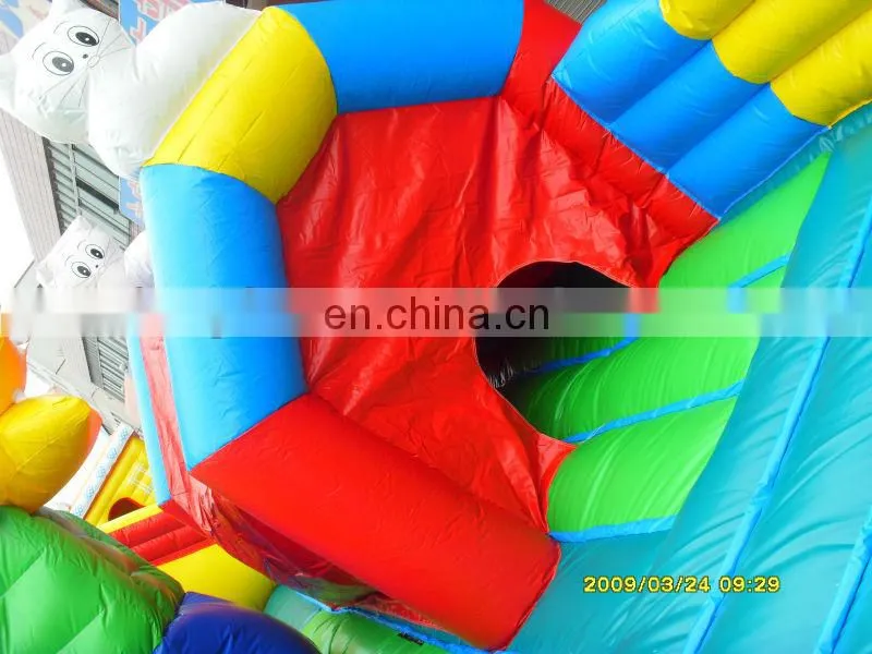 HI Kids Fun City Inflatable Playground Outdoor Gym Playground Equipment Inflatable Fun City