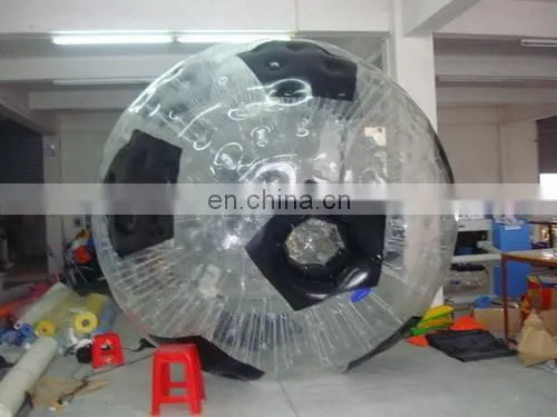 Popular inflatable water zorb ball with paddle