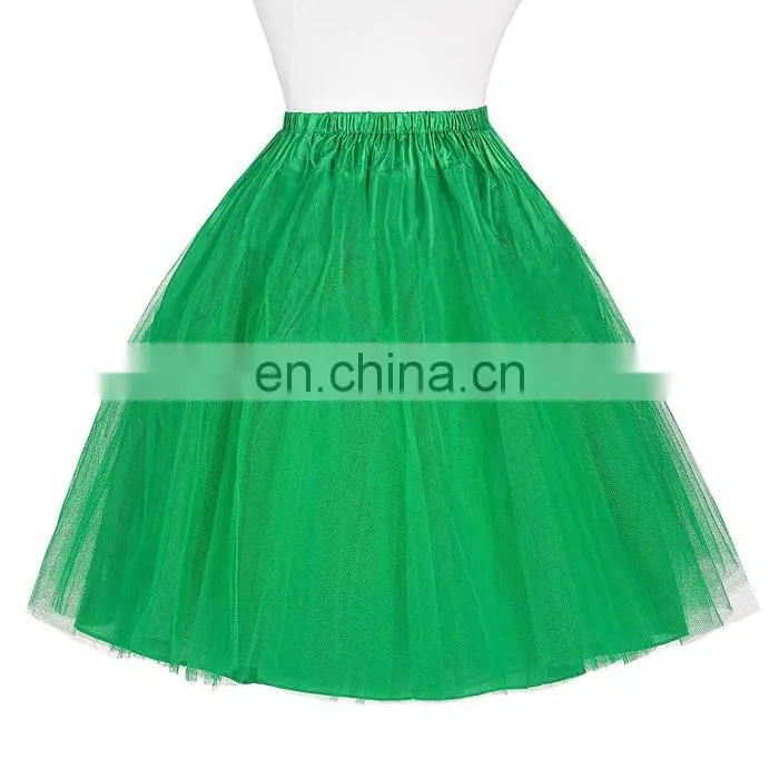 Grace Karin Women 2 Layers Crinoline Underskirt Petticoat for Retro Vintage Dress BP000056