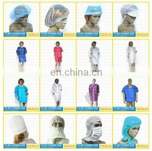 HQ standard 45GSM Blue SMS disposable medical surgical gown sterile