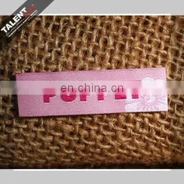 custom main neck woven label for children garment
