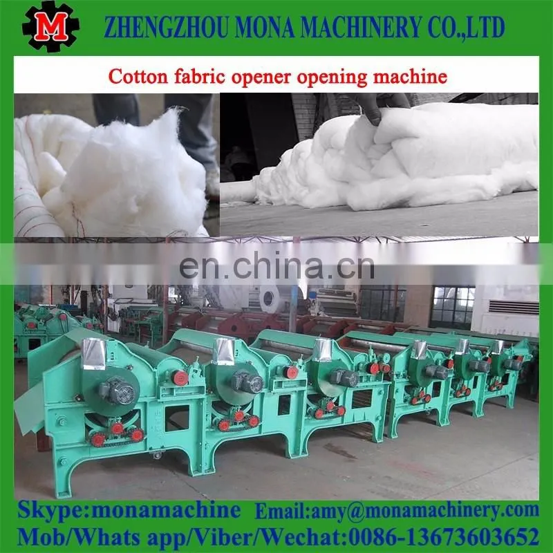 High output scutcher cotton opener fabric woolen opening machine for sale
