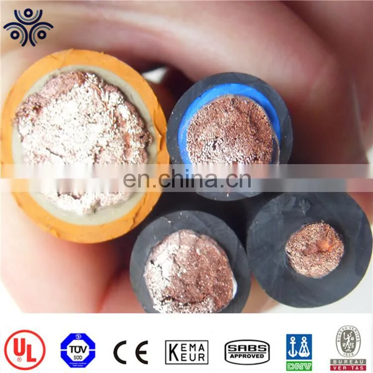 Copper Conductor Rubber Insulated Electric Welding Cable