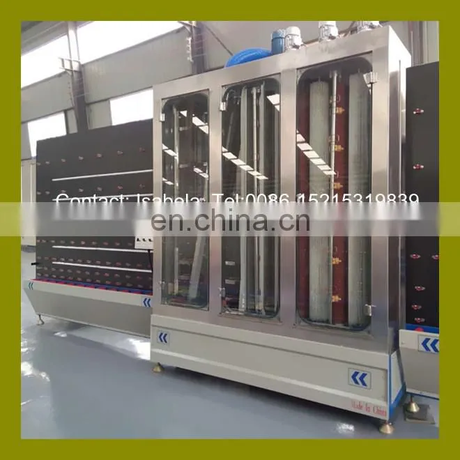 Vertical automatic washing glass machine for insulating glass production line