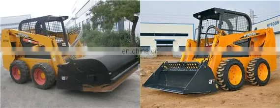Chinese mini skidsteer wheel loader machine construction