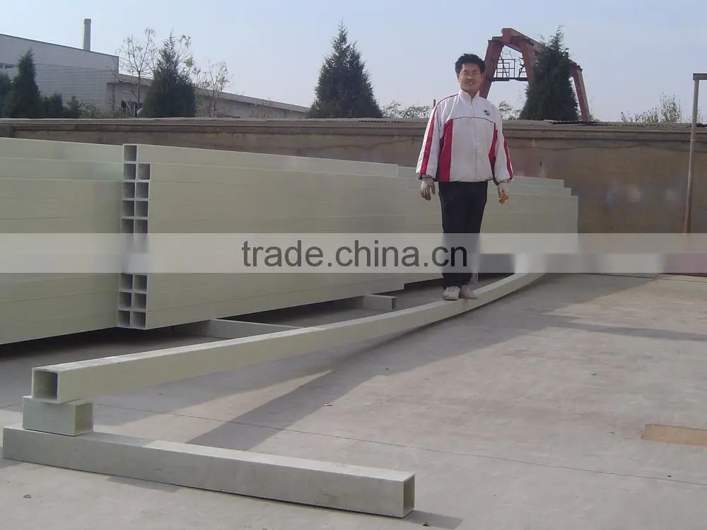 FRP fiberglass grp Rectangular tube for FRP Crossarm