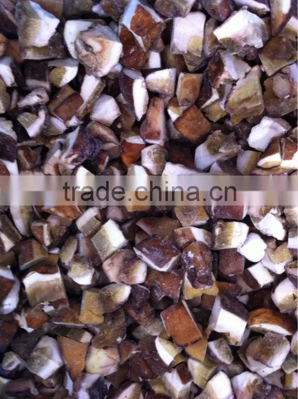 Frozen Boletus Edulis, Green cubes, grade A
