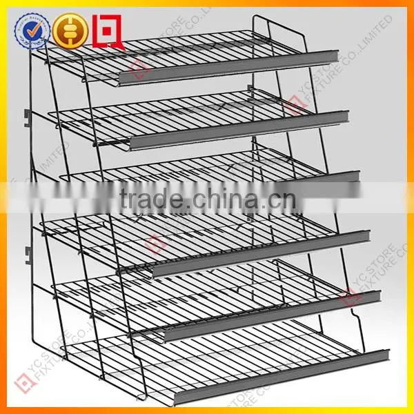 Multilayer metal cake display racks