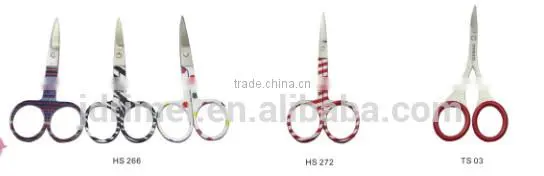 shaped scissors , moustache scissors , manicure scissors