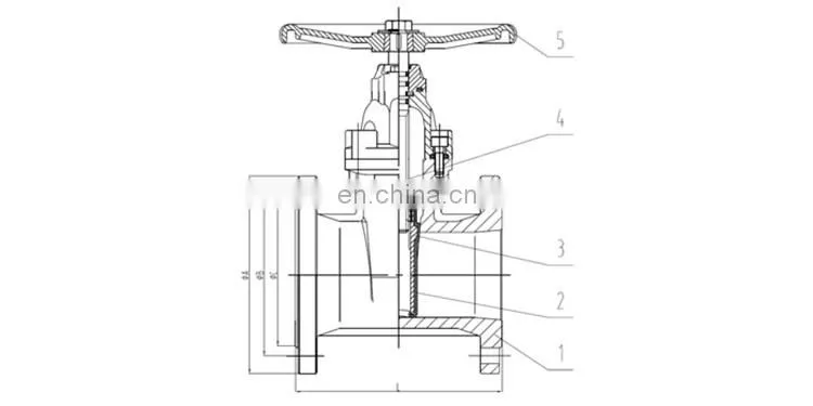 Bundor natural gas gate valve API 600 Ductile Iron manual Gate Valve 12 inch sluice gate valve