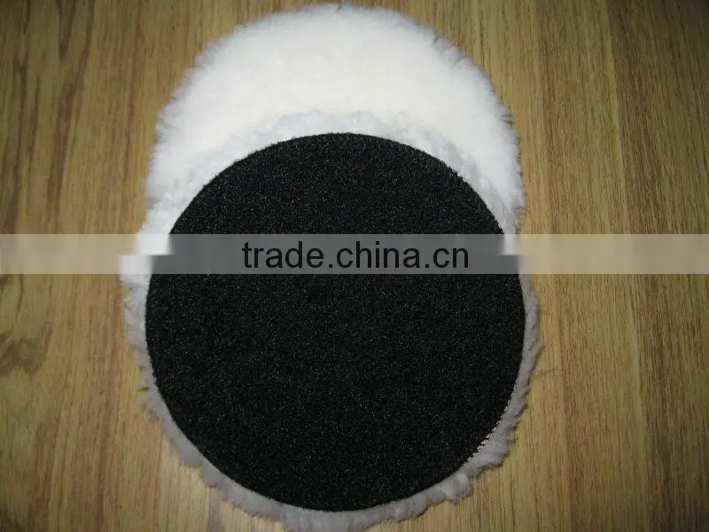 7'' Sheepskin velcro buffing pad