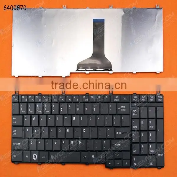 Laptop Keyboard For TOSHIBA Satellite C650 C660 L650 L670 BLACK OEM,US Layout