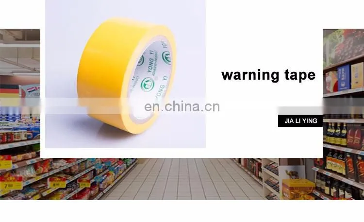 Yellow PVC Isolation Adhesive Glue Floor Warning Glue Tape