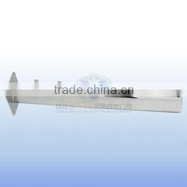 Metal chrome wall-mounted display hook