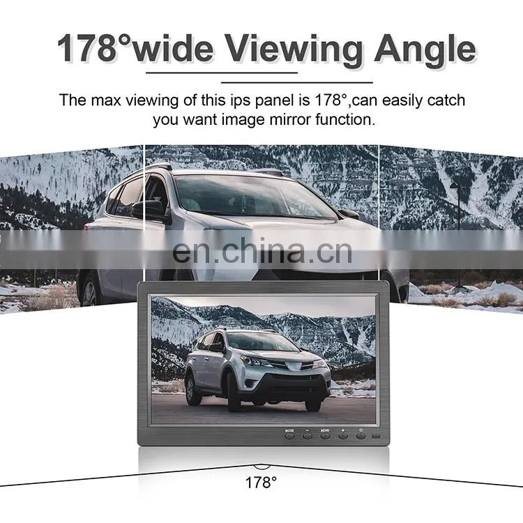 10.1 Inch PC Computer Monitor with HDMI/VGA/AV/BNC/USB input for CCTV Camera