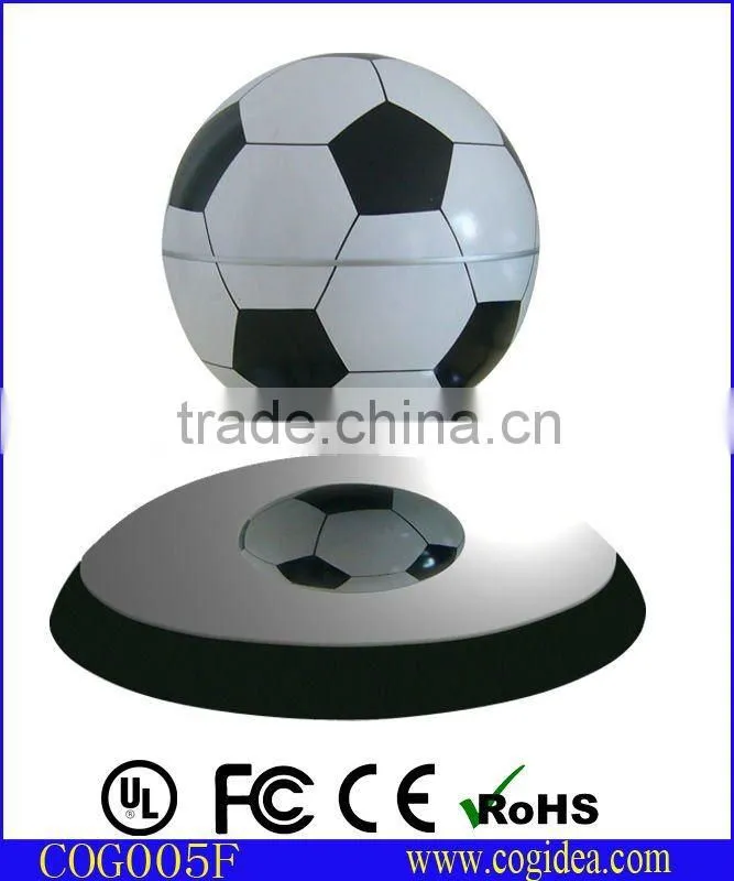 China manufacturer magnetic suspending pop display--football