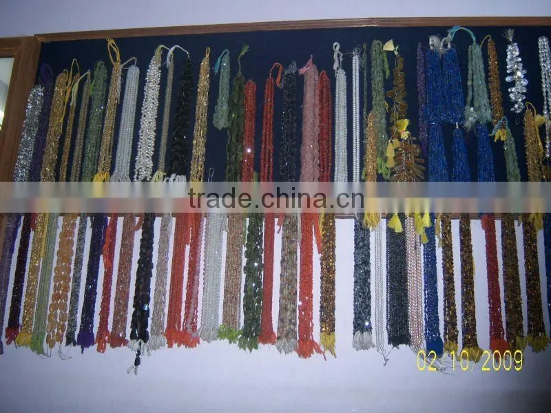 All color faceted precious and semi precious stones sapphire beads