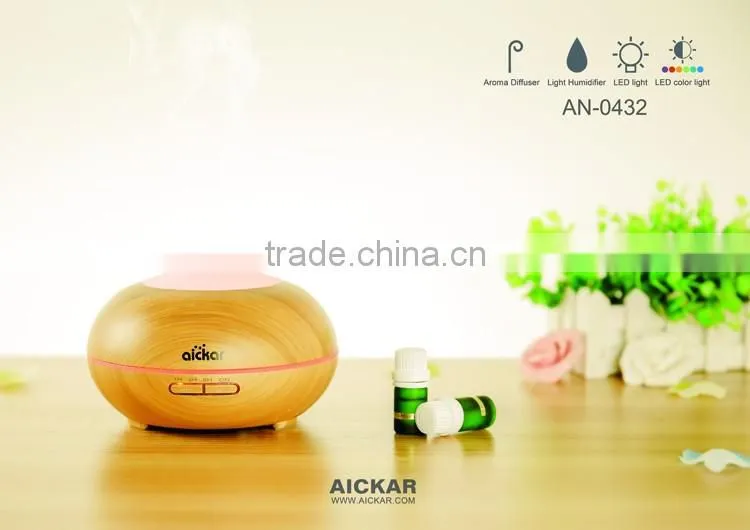 200ml Aroma Essential Oil Diffuser Ultrasonic Mists Diffuser Humidifier for Baby Room / SPA AN-0489