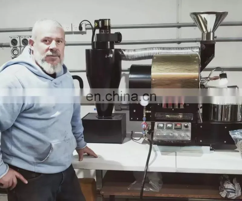 Factory commercial & Industrial coffee processing line Electricity gas roasting equipment coffee bean roaster machine