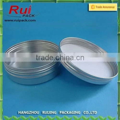 100ml aluminum cosmetic empty cream jar for sale, aluminum container for hand cream, empty metal can for cosmetic