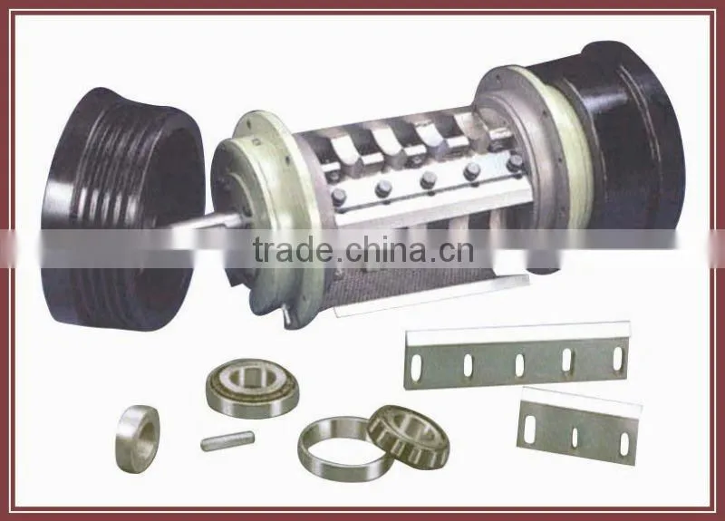 Crusher machine for foam and fabric with high production capacity