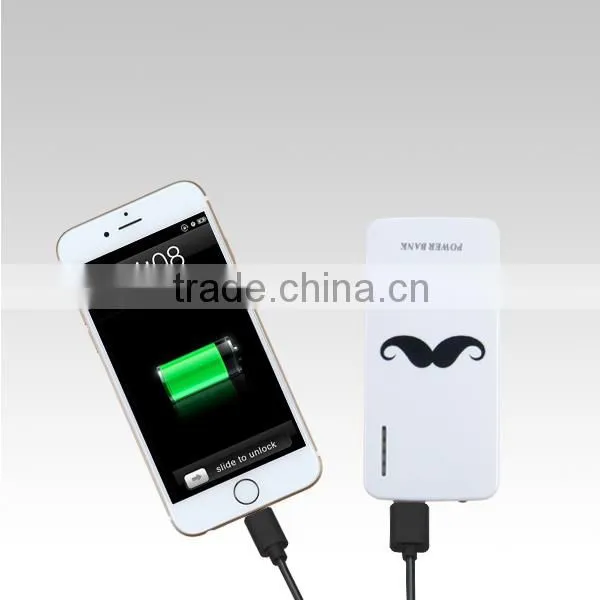 2016 hot selling bar/coffee shop/restaurant/hotel Menu power bank HS