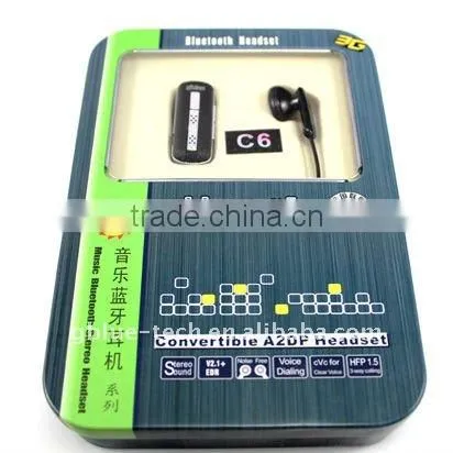 C6 Bluetooth Headset-Fast Delivery- For PC- Laptop And Mobile Phone