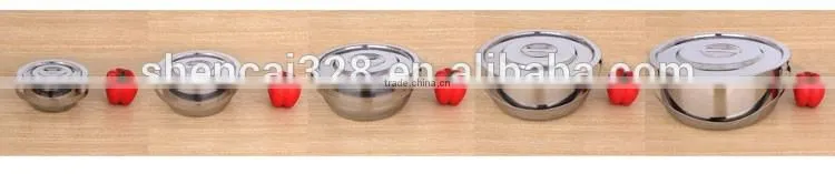 Kitchen Utensils Stainless Steel Thailand Hot Pot / Cookware Set/ Cooking Pot