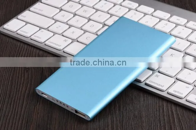 2015 Ultra-thin metal 5000mah lady power bank